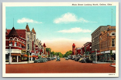 Celina main street - oh,, old